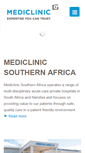 Mobile Screenshot of m.mediclinic.co.za