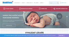 Desktop Screenshot of mediclinic.cz